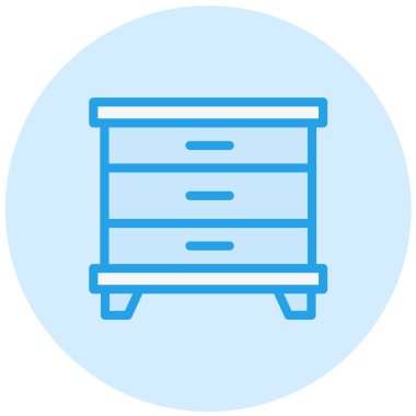 Kabine Vektörü Simgesi Tasarım İllüstrasyonu