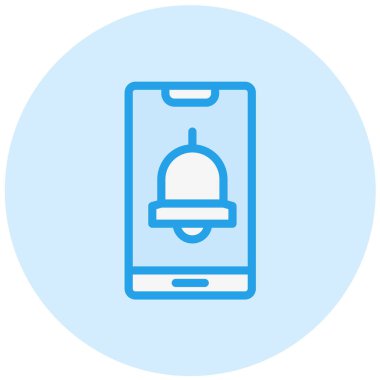 Akıllı Telefon Vektör Simgesi Tasarım İllüstrasyonu