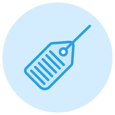 Etiket Vektörü Simgesi Tasarım İllüstrasyonu