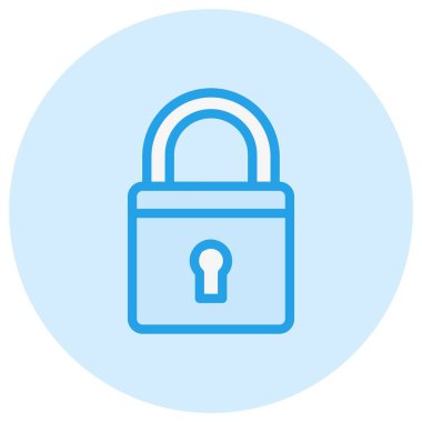 Padlock Vector Icon Design Illustration