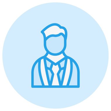 Erkek Vektör Simgesi Tasarım İllüstrasyonu