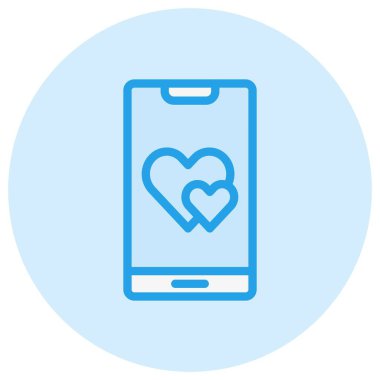 Akıllı Telefon Vektör Simgesi Tasarım İllüstrasyonu