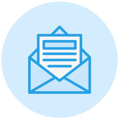 E- posta Vektör Simgesi Tasarım Resmini Aç