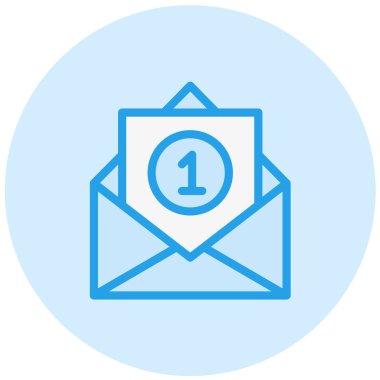 Gelen Kutusu Vektör Simgesi Tasarım İllüstrasyonu