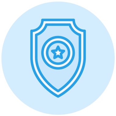 Kalkan Vektörü Simgesi Tasarım ResmiComment