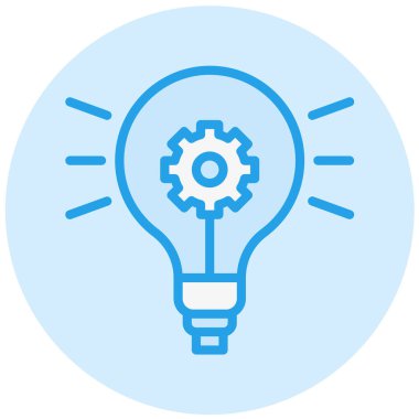 İş Fikri Vektörü Simgesi Tasarım İllüstrasyonu