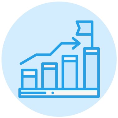 İş Başarı Vektörü Simge Tasarımı İllüstrasyonu