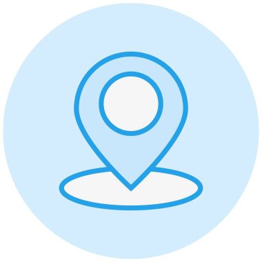 Gps Vektör Simgesi Tasarım İllüstrasyonu