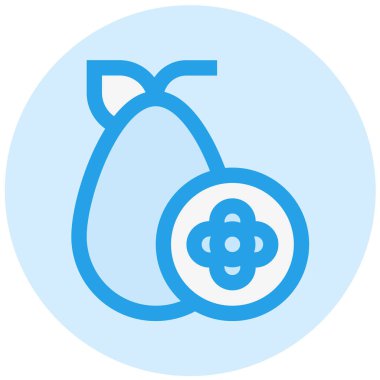 Kumquat Vektör Simgesi Tasarım İllüstrasyonu