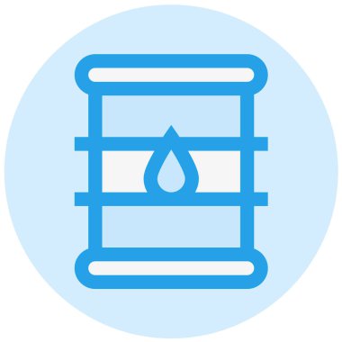 Eco Barrel Vektör Simgesi Tasarım İllüstrasyonu