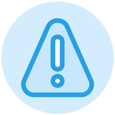 Tehlike Vektörü Simgesi Tasarım İllüstrasyonu