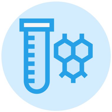 Biyokimya Vektörü Simge Tasarımı İllüstrasyonu