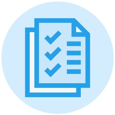 Yapılacaklar Listesi Vektör Simgesi Tasarım İllüstrasyonu