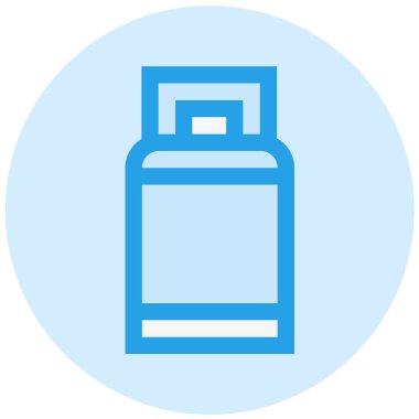 Tiffin Vektör Simgesi Tasarım İllüstrasyonu