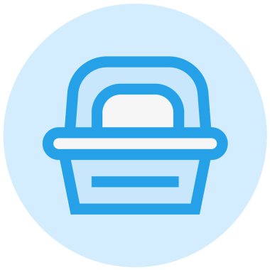 Beslenme Kutusu Vektör Simgesi Tasarım İllüstrasyonu