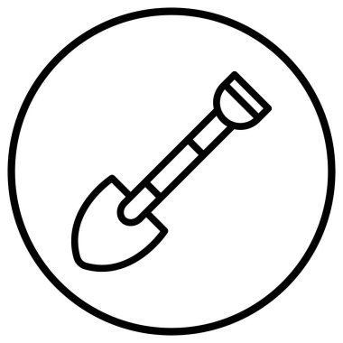 Kürek vektör ikonu tasarımı illüstrasyonu