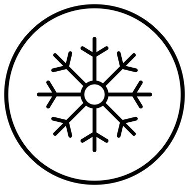 Kar Taneleri Vektör Simgesi Tasarım İllüstrasyonu