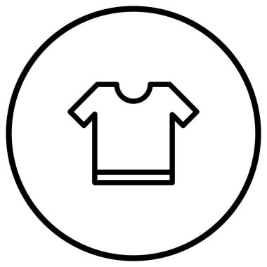 Gömlek Vektörü Simgesi Tasarım İllüstrasyonu