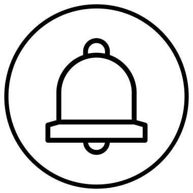 Bildirim Vektörü Simgesi Tasarım İllüstrasyonu