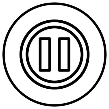 Vektör Simgesi Tasarım Resmini Duraklat