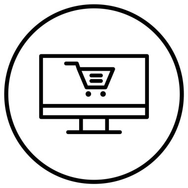 Etrade Vektör Simgesi Tasarım İllüstrasyonu