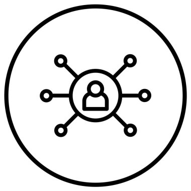 Ortak Pazarlama Vektörü Simgesi Tasarım İllüstrasyonu