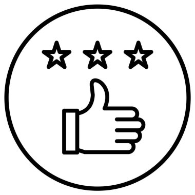 Müşteri Teftiş Vektörü Simgesi Tasarım İllüstrasyonu