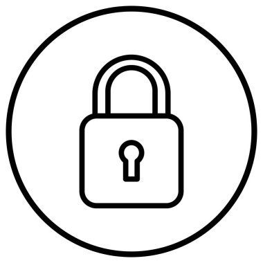 Padlock Vector Icon Design Illustration
