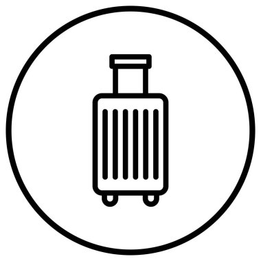 Çanta Vektör Simgesi Tasarım İllüstrasyonu