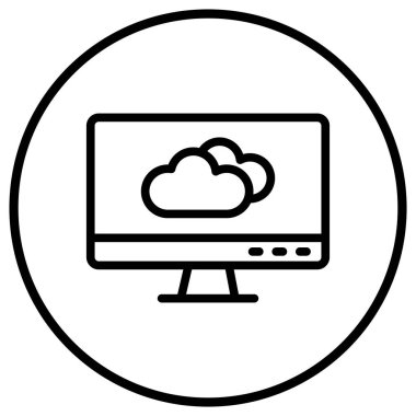 Tahmin Vektörü Simgesi Tasarım İllüstrasyonu