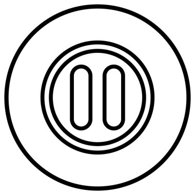 Vektör Simgesi Tasarım Resmini Duraklat