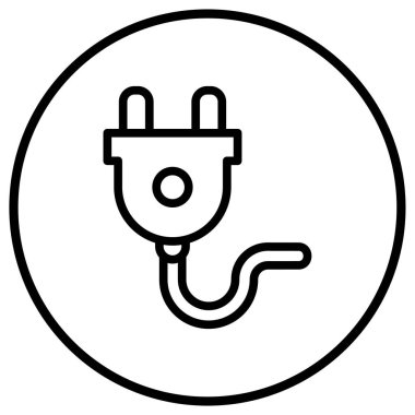 Eklenti Vektörü Simgesi Tasarım İllüstrasyonu