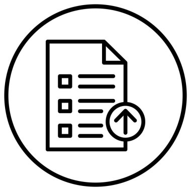 Vektör Simgesi Tasarım İllüstrasyonunu Yükle