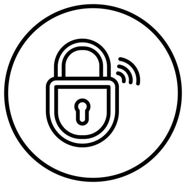 Padlock Vector Icon Design Illustration