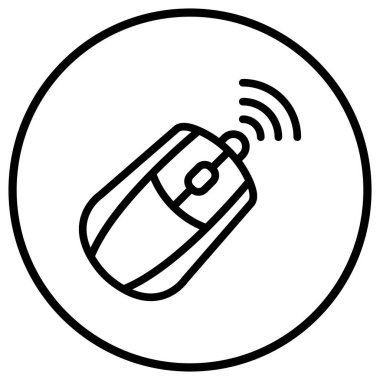 Fare Vektörü Simgesi Tasarım İllüstrasyonu