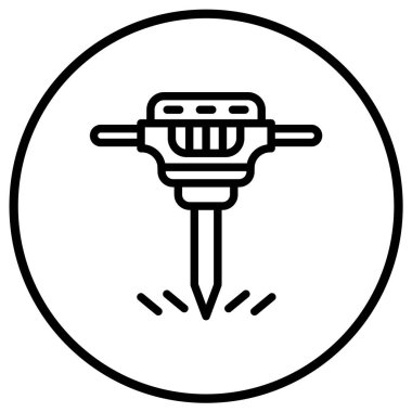 Sondaj Vektörü Simgesi Tasarım İllüstrasyonu