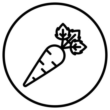 Kırmızı Vektör Simgesi Tasarım İllüstrasyonu