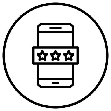 Beğeni Vektörü Simgesi Tasarım İllüstrasyonu