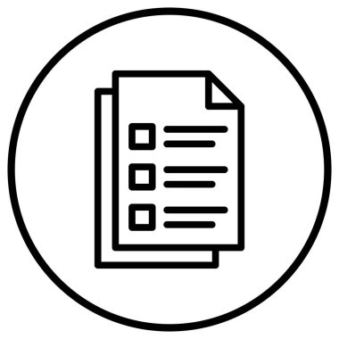 Dosya Vektörü Simgesi Tasarım İllüstrasyonu