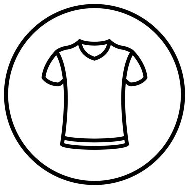 T-Shirt Vektör simgesi tasarımı illüstrasyonu