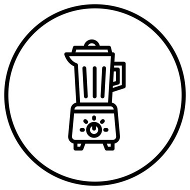 Blender Vektör Simgesi Tasarım İllüstrasyonu