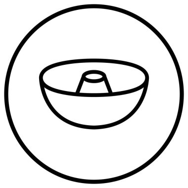 Kek kalıbı Vektör Simgesi Tasarım ResmiComment