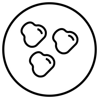 Puffs Vektör Simgesi Tasarım Çizimi