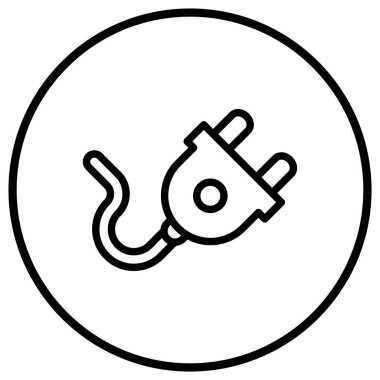 Eklenti Vektörü Simgesi Tasarım İllüstrasyonu