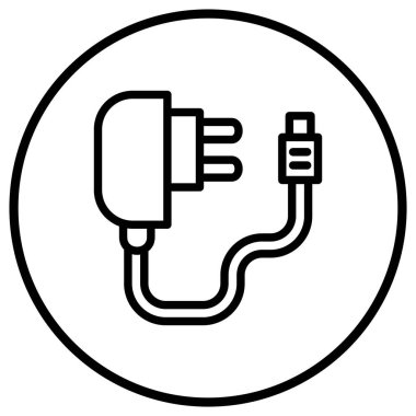 Aygıt Eklenti Vektörü Simgesi Tasarım İllüstrasyonu