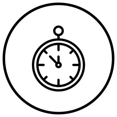 Geri sayım Vektörü Simgesi Tasarım İllüstrasyonu