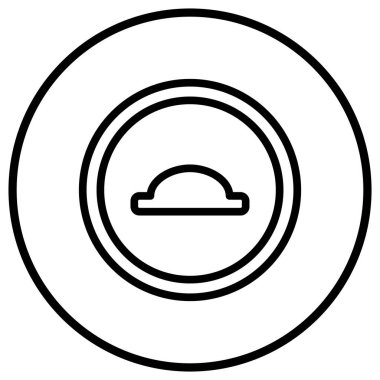 Kambur Vektör Simgesi Tasarım İllüstrasyonu