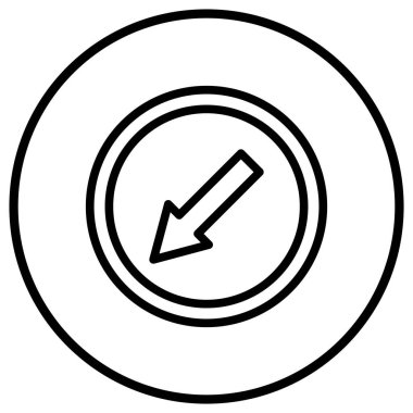 Sol Vektör Simgesi Tasarım Resmini Koru