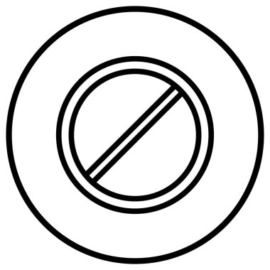 Durduran Vektör Simgesi Tasarımı Çizimi Yok