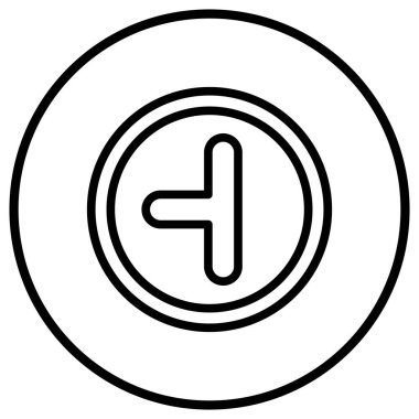 Yan yol sol Vektör Simgesi Tasarım İllüstrasyonu